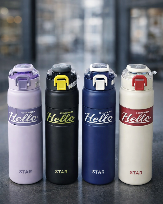 Hydrate in Style - Sports Stainless Steel Water Bottle (600ML)