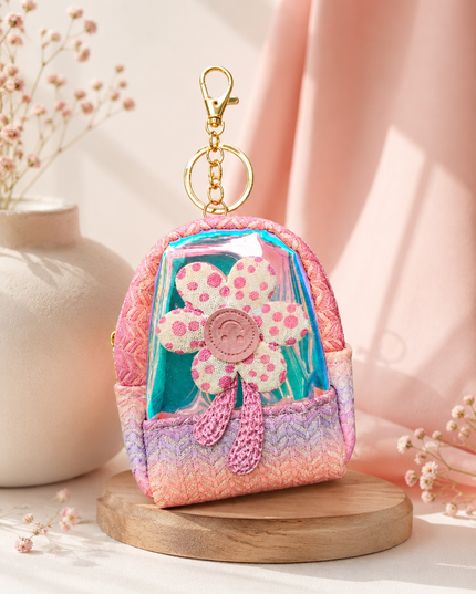 Tote Style Pouch Keychain