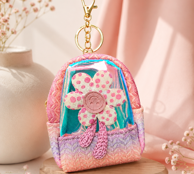 Tote Style Pouch Keychain