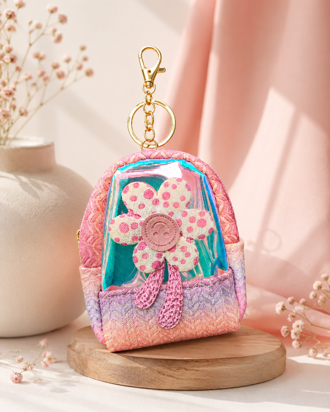 Tote Style Pouch Keychain