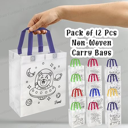 DIY Coloring Bags
