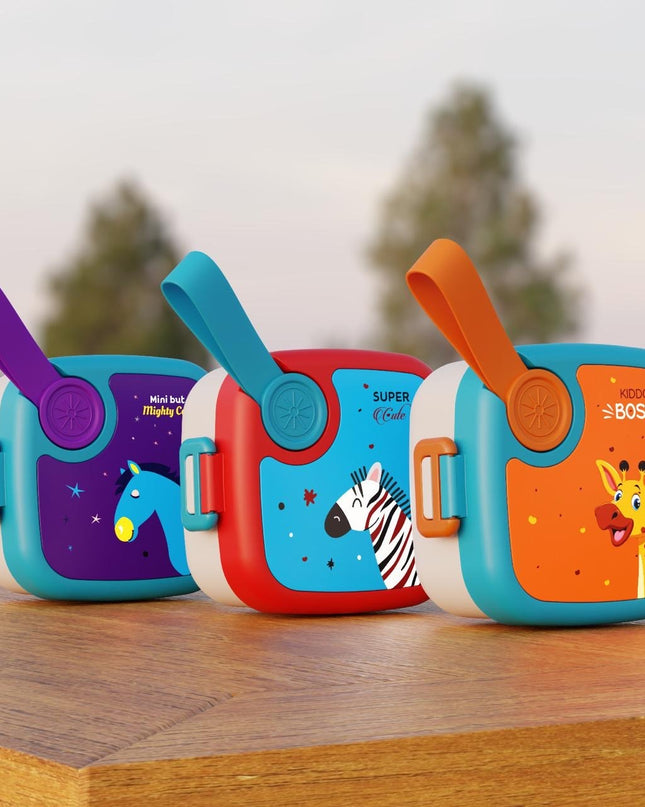 Animal Print Steel Lunch Box