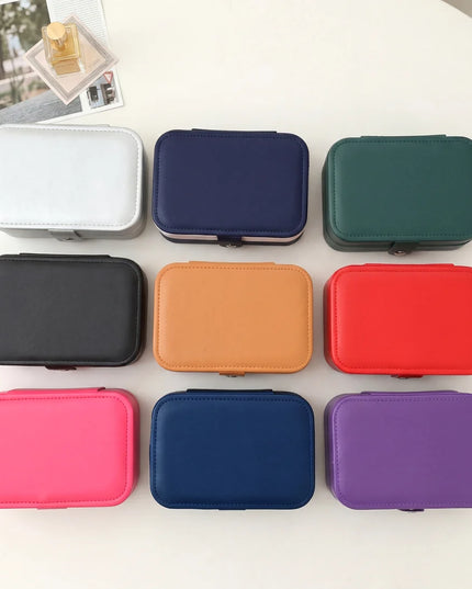 Compact Double Layer jewellery Box Organizer