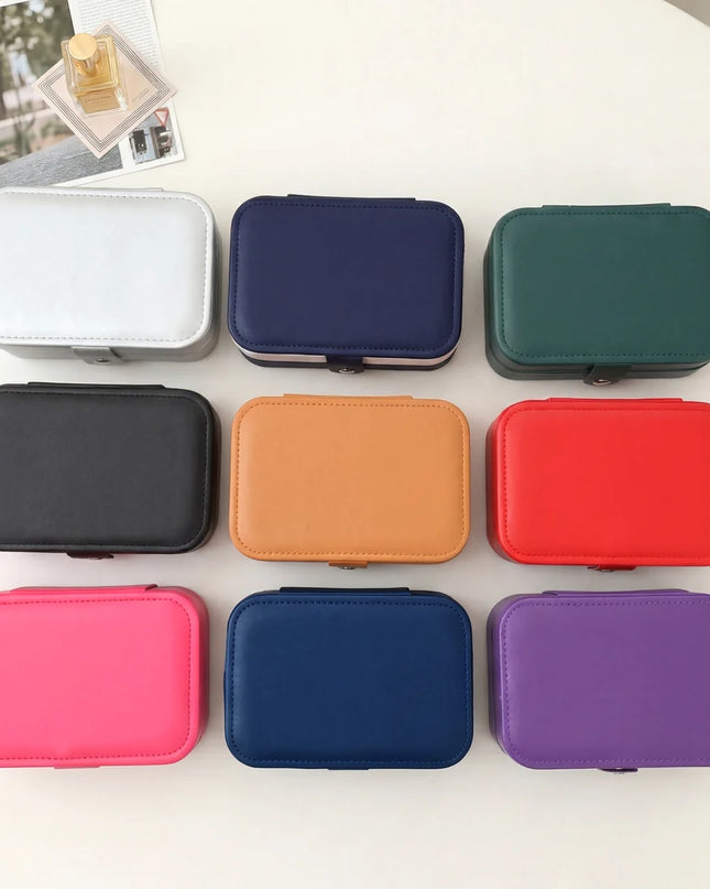 Compact Double Layer jewellery Box Organizer