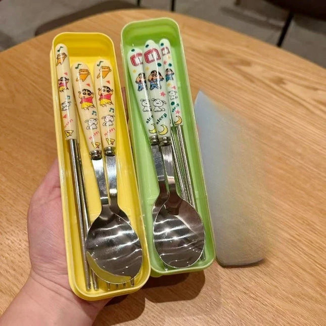 Shinchan Cuttlery Set (4 Pcs)