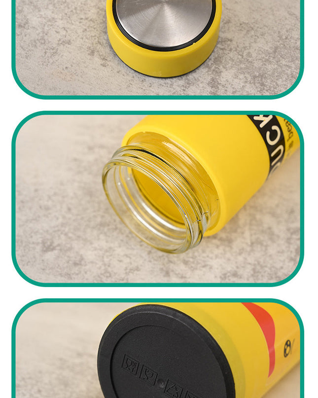 Glass Water Bottle