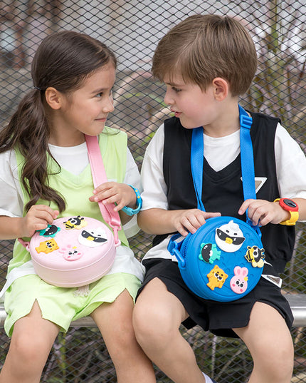Cool EVA round silicon sling bag