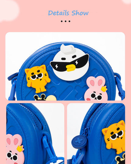 Cool EVA round silicon sling bag