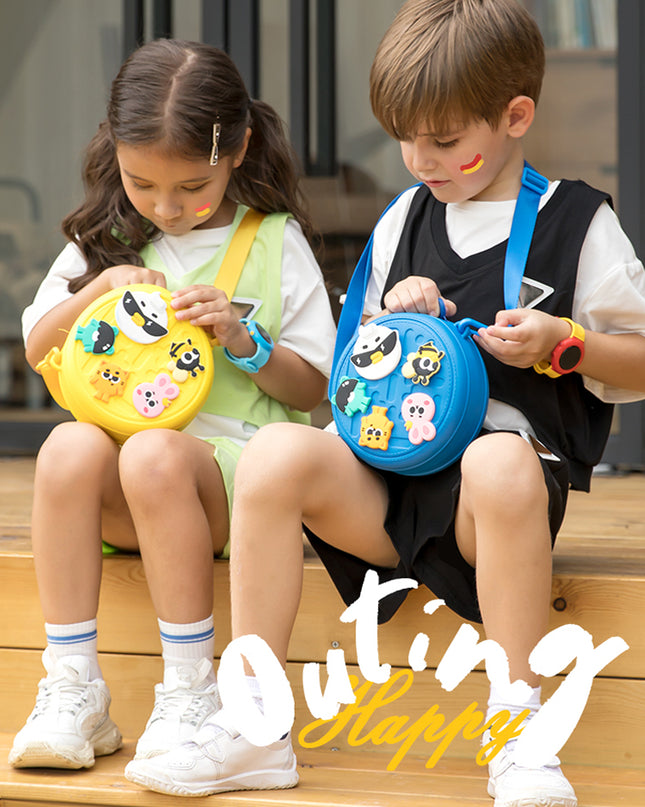 Cool EVA round silicon sling bag