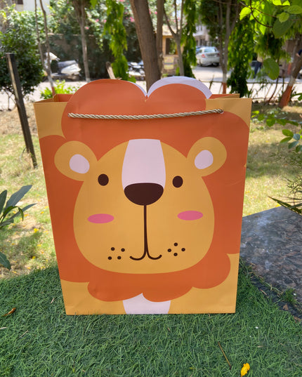 Animal Cutting Return Gift Paper Bag (aa184) (Set of 5 pcs)