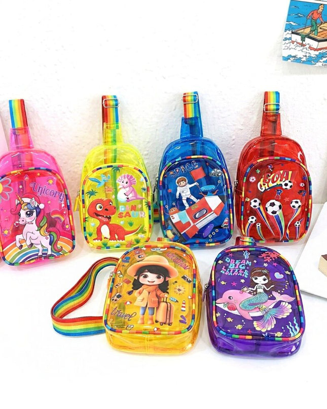 Cartoon Jelly Chest Bags