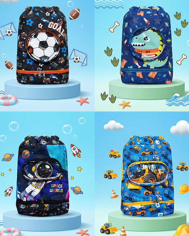 Kids Swimming Bag - Waterproof, Spacious & Super Cute!