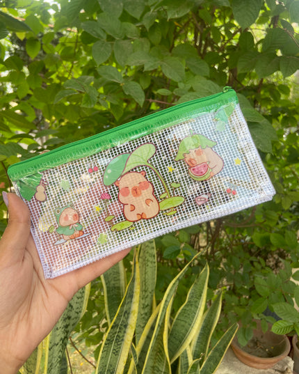 Cartoon Pencil Pouches (Pack of 2)