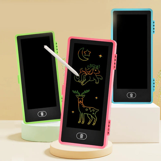 2 in 1 LCD Drawing Tablet Pencil/Compass Box - Draw Anywhere, Anytime