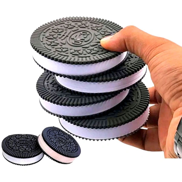 Oreo Biscuit Shaped Pocket Diary With Cute Oreo Fragrance (Pack of 2)