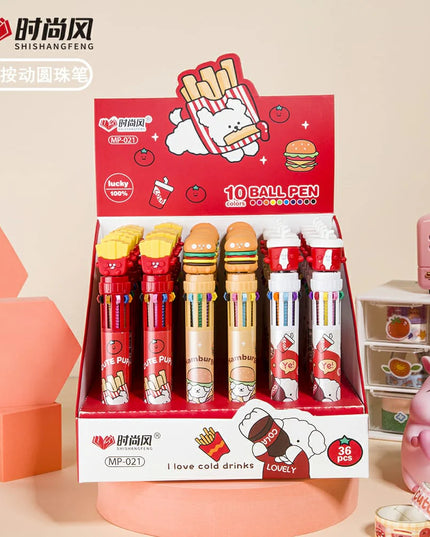 Fast Food 10 in 1 Pen