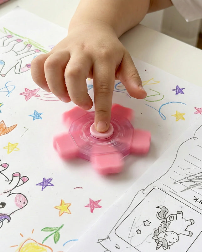 Unicorn Fidget Spinner Eraser