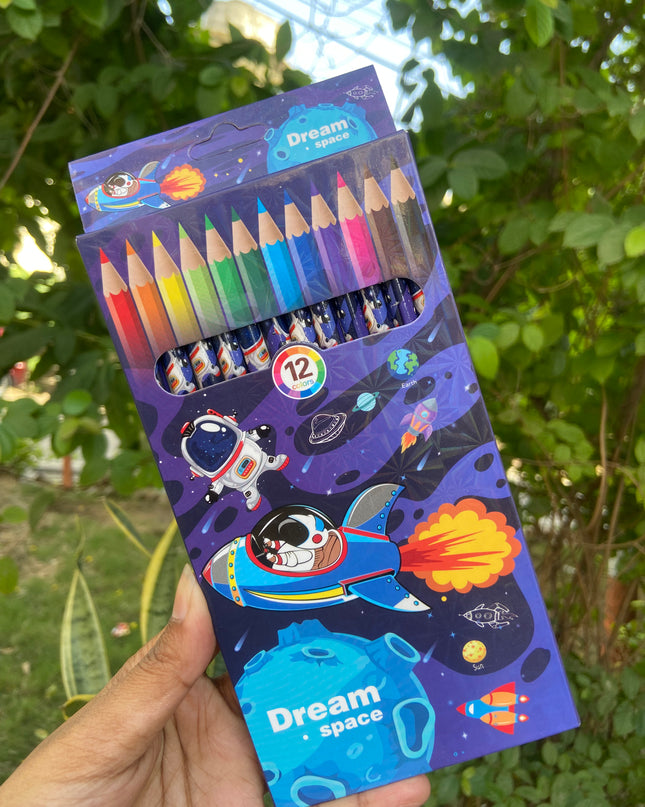Unicorn and Space Pencil Colors