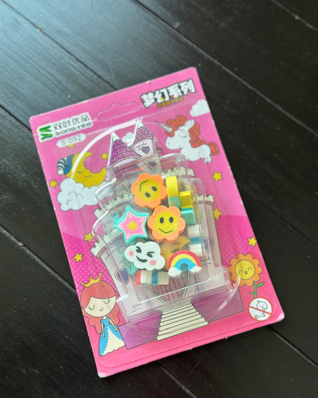 Unicorn Eraser Set