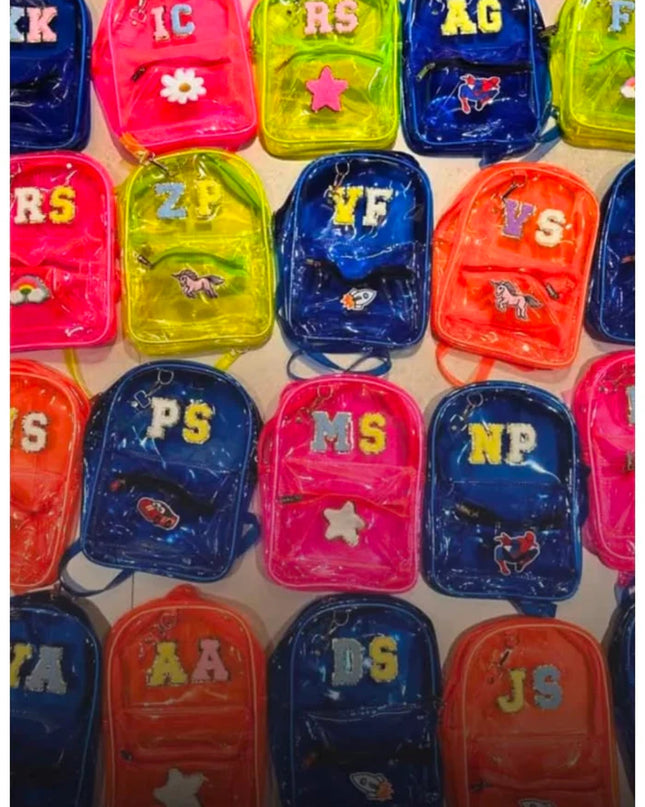 Name Customised Jelly Backpack