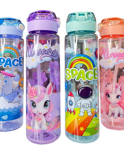 Unicorn/space water bottle