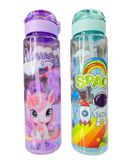 Unicorn/space water bottle