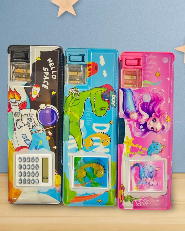 Calculator Pencil Box