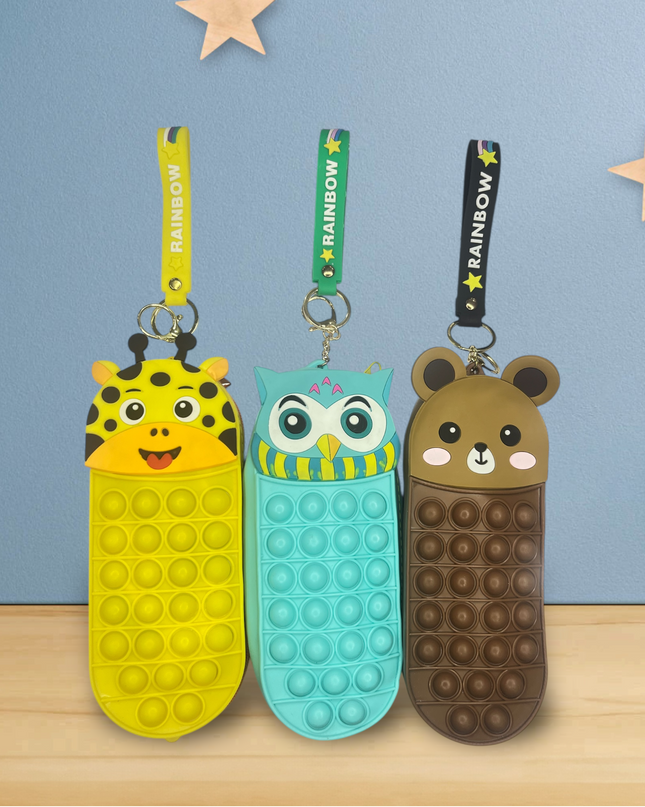 Pop It Keychain Bags