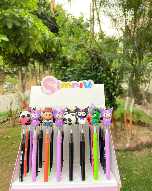 Mix cartoon Push Pencils