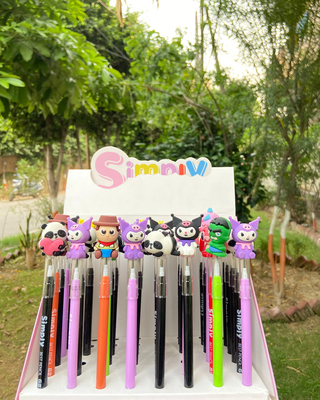 Mix cartoon Push Pencils