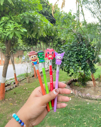 Mix cartoon Push Pencils