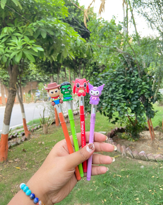 Mix cartoon Push Pencils