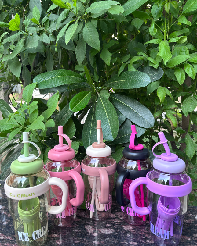 Ice cream Sipper Water Bottle