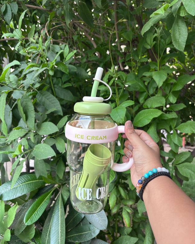 Ice cream Sipper Water Bottle