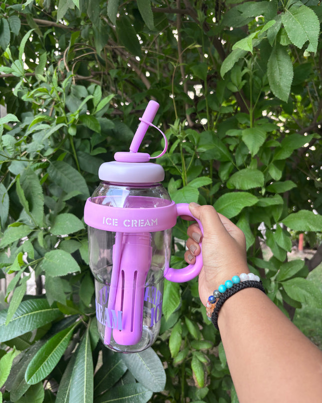 Ice cream Sipper Water Bottle