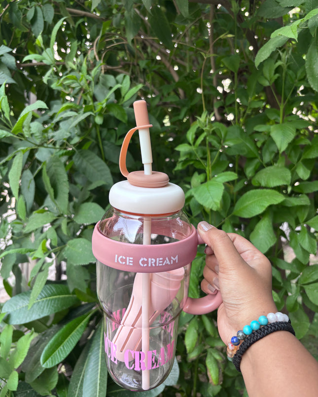 Ice cream Sipper Water Bottle