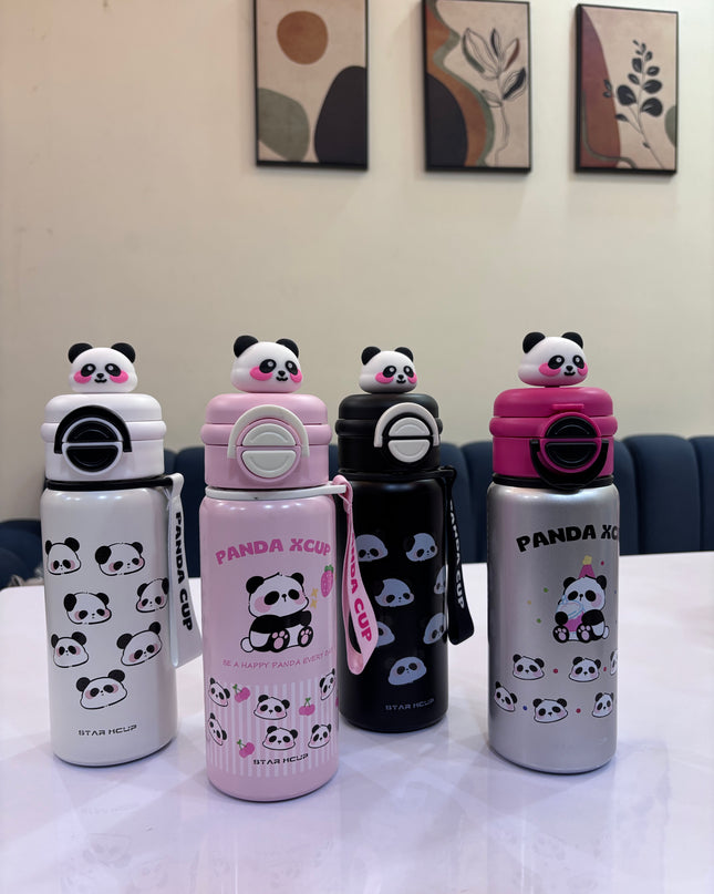 Panda steel water bottle