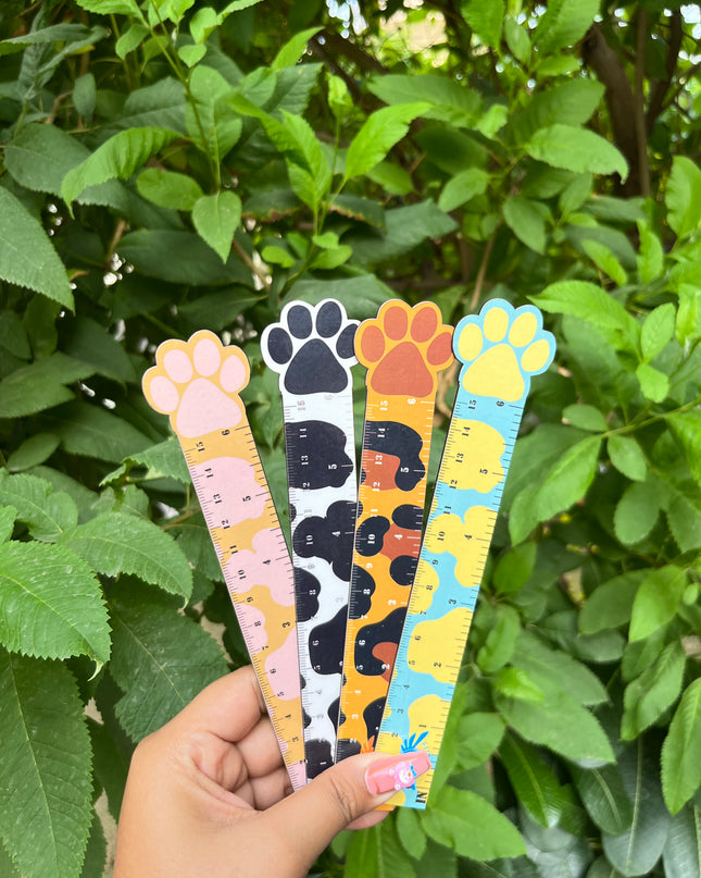 Paw Wooden Ruler