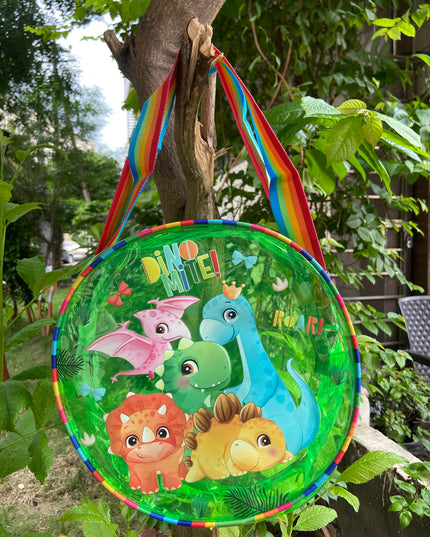 Unicorn and Space Round Jelly Sling Bag