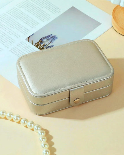 Compact Double Layer jewellery Box Organizer