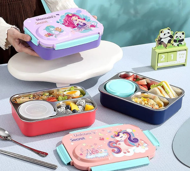 Unicorn and Space SS Compartment Lunch Box