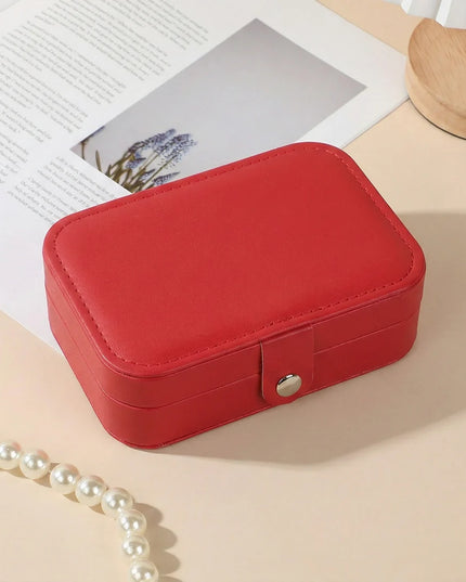 Compact Double Layer jewellery Box Organizer