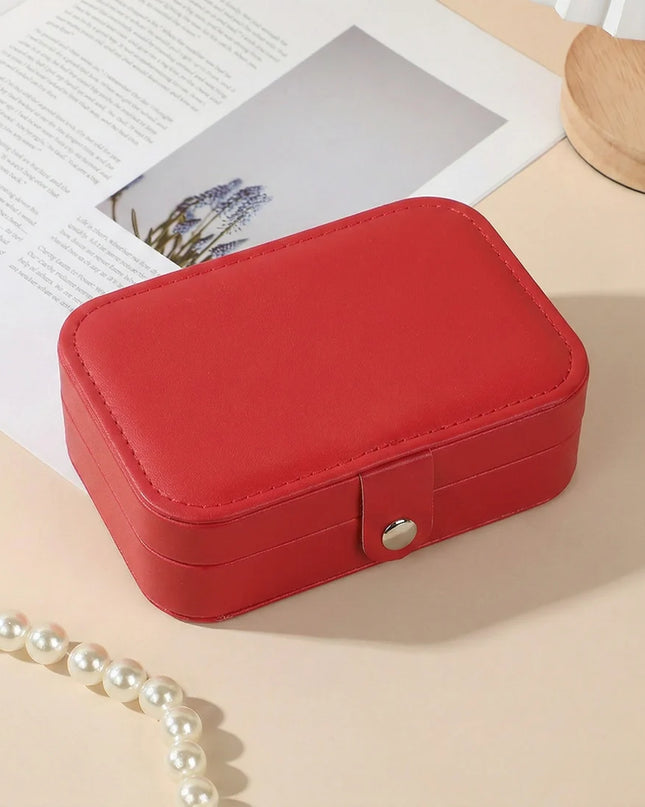 Compact Double Layer jewellery Box Organizer