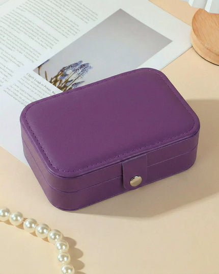 Compact Double Layer jewellery Box Organizer