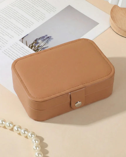 Compact Double Layer jewellery Box Organizer