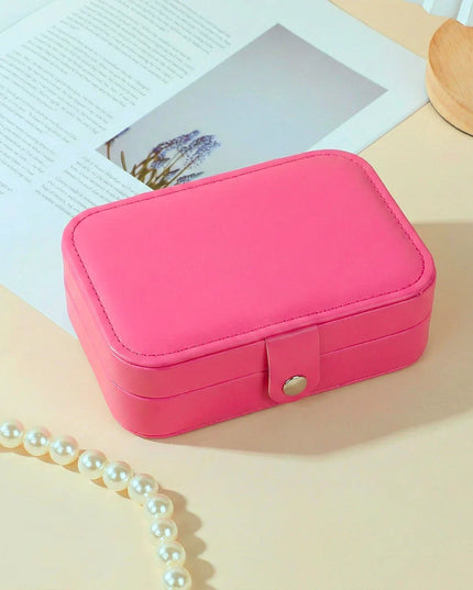 Compact Double Layer jewellery Box Organizer