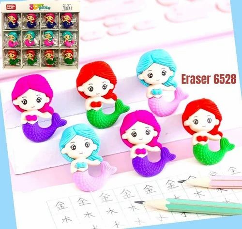 Mermaid Eraser (Pack of 5)