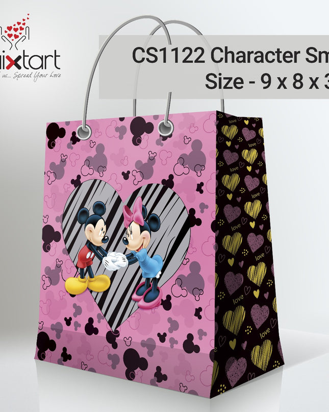 Micky Mouse Paper Carry Bags (Pack of 12)