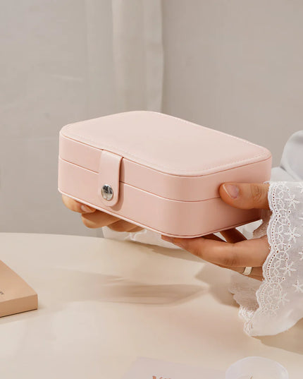 Compact Double Layer jewellery Box Organizer