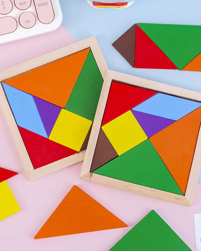 Wooden Educational Puzzle / Tangram
